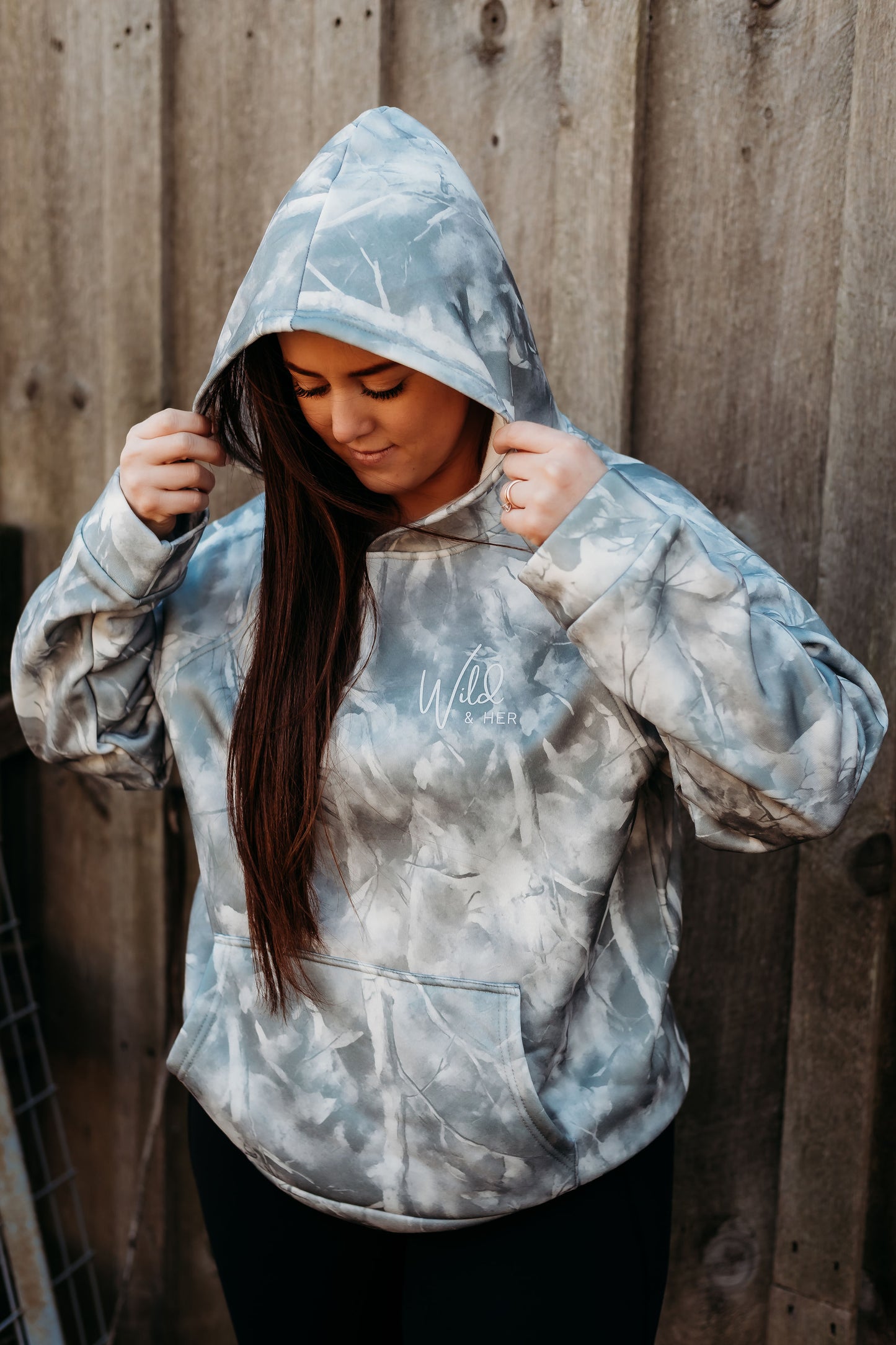 White Camo Hoodie