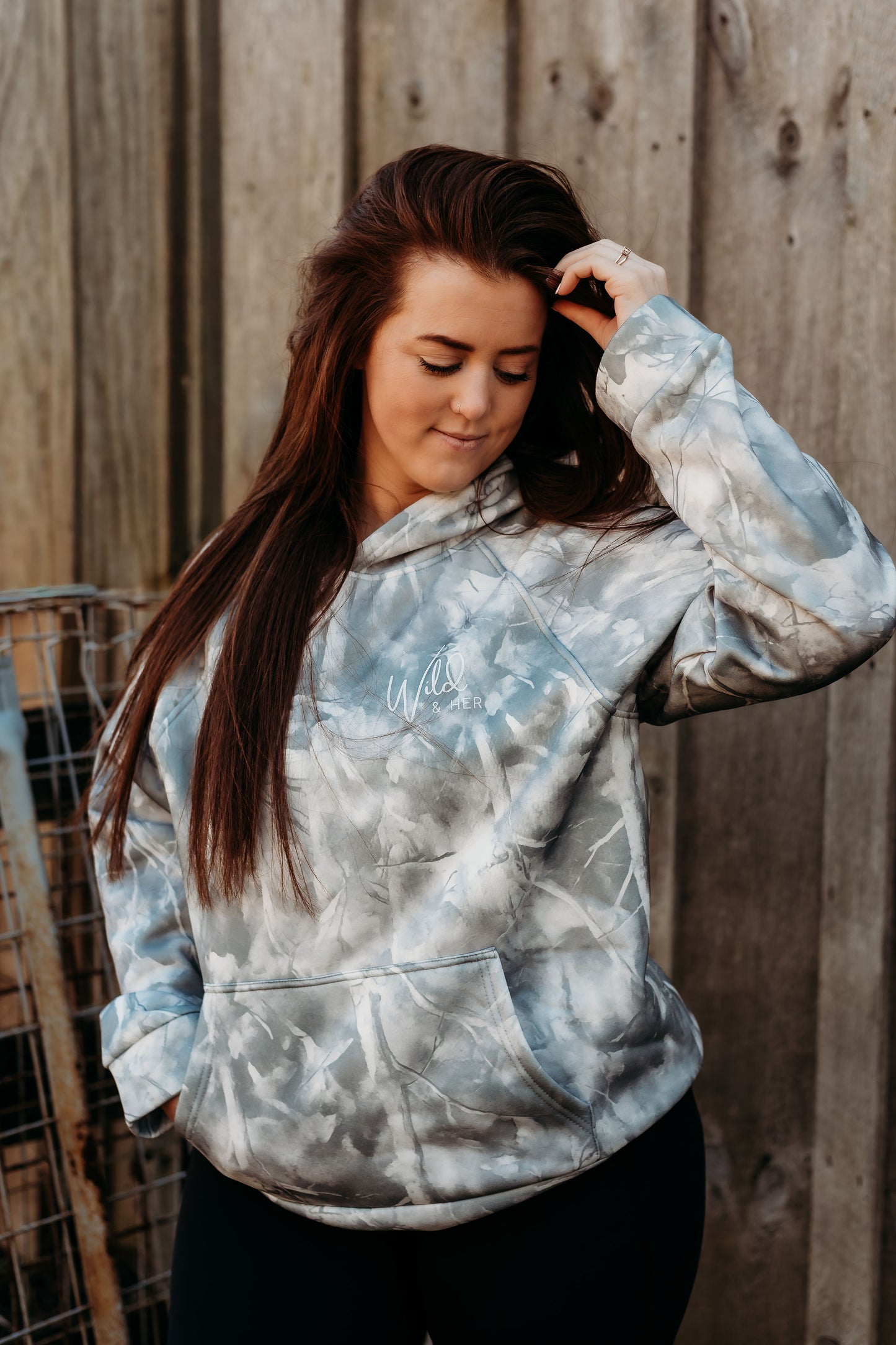 White Camo Hoodie