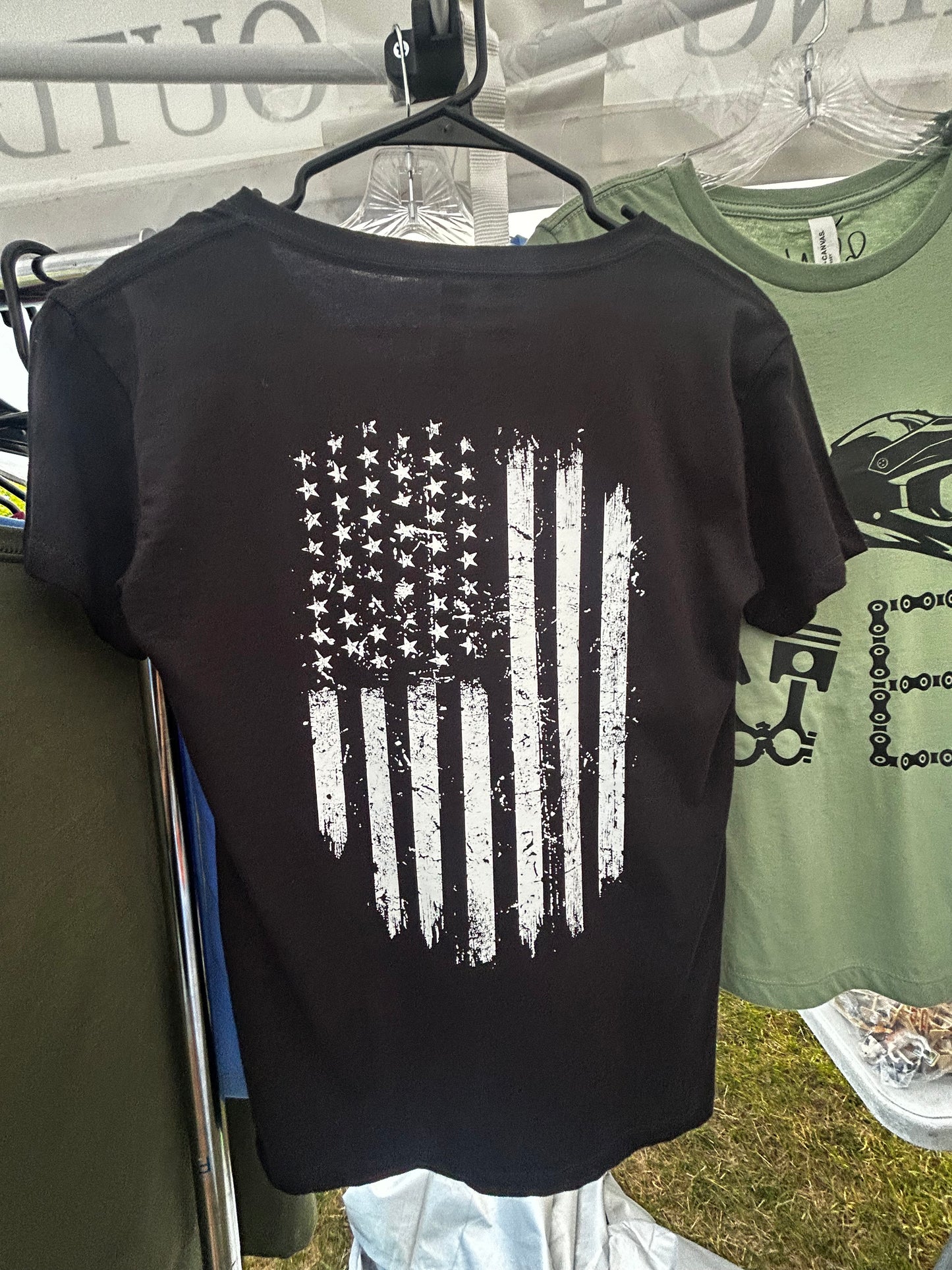 Stars & Stripes V-Neck Tee