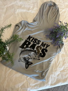 Hooded Long Sleeve- Kiss My Bass