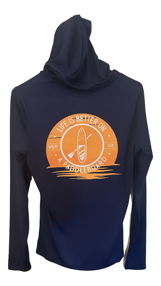 Hooded Long Sleeve- Paddle Board