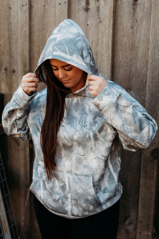 White Camo Hoodie