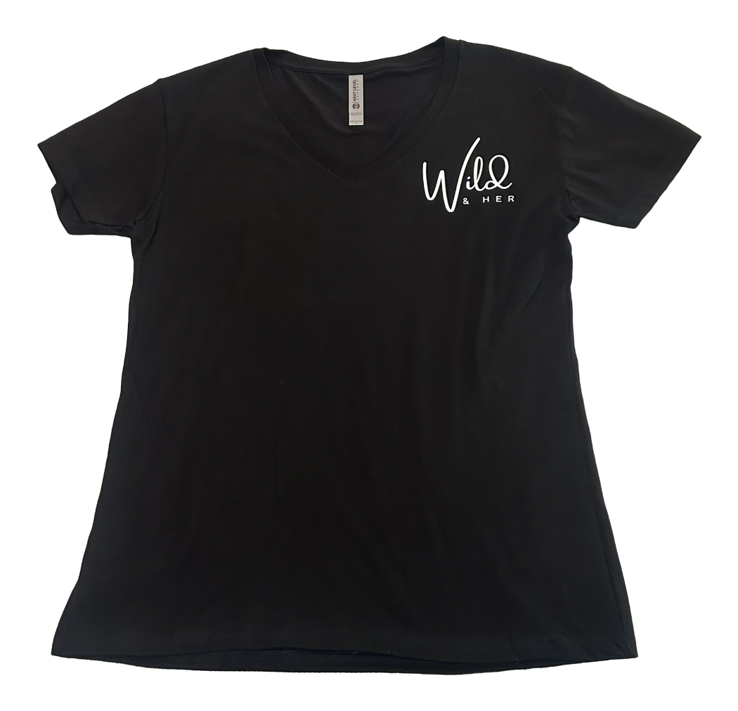 Stars & Strides V-Neck Tee